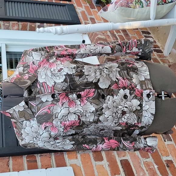 Chico's Printed Jacket NWOT - Picture 3 of 10